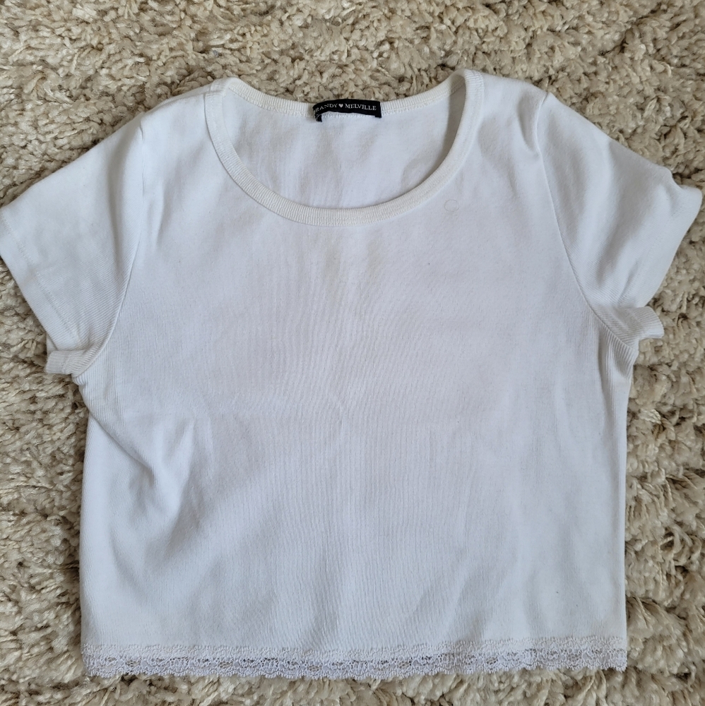 Brandy Melvile Croped Tee